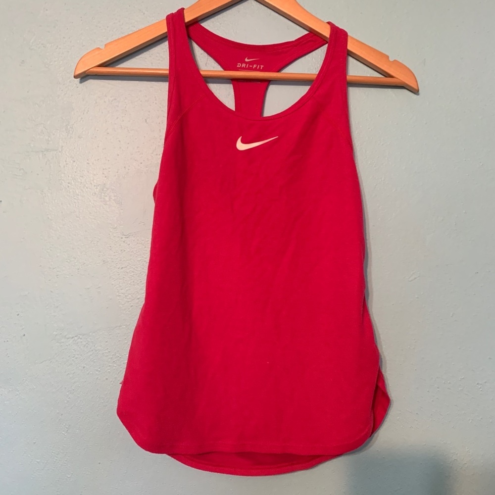 Pink nike tank top